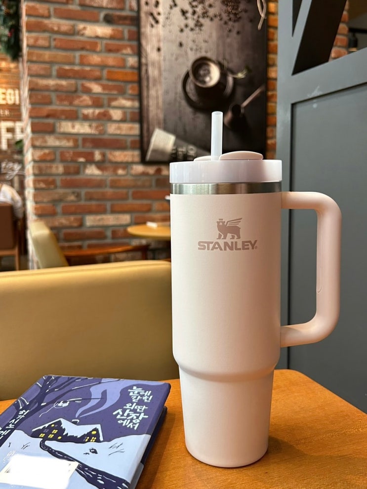 스탠리 텀블러 | 카톡 선물 스탠리 퀜처 H2.0 플로우스테이트 텀블러 1.18L 로즈쿼츠 실사용 후기