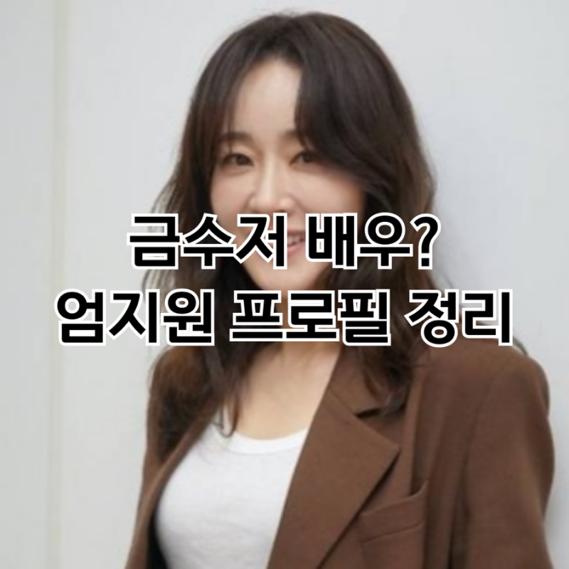 엄지원 집안 프로필 총정리! 금수저설 결혼 이혼재산 이야기까지