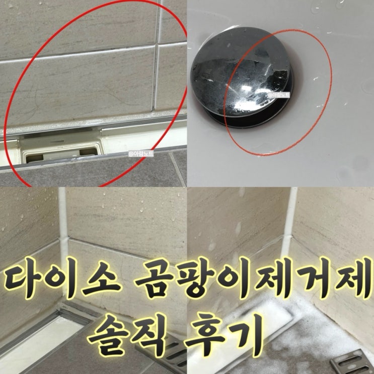 내돈내산 후기 | 홈스타 뿌리는 곰팡이제거제 다이소 효과•냄새