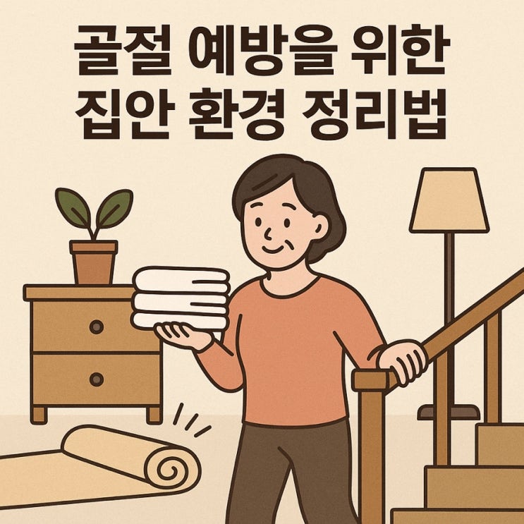  작은 정리가 골절을 막는다  골다공증 환자를 위한 집안 환경 안전 가이드