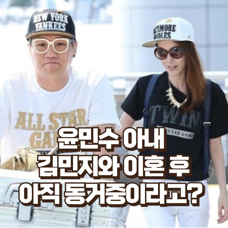 윤민수 김민지 아내 미우새 프로필 집 이혼 후 동거중?
