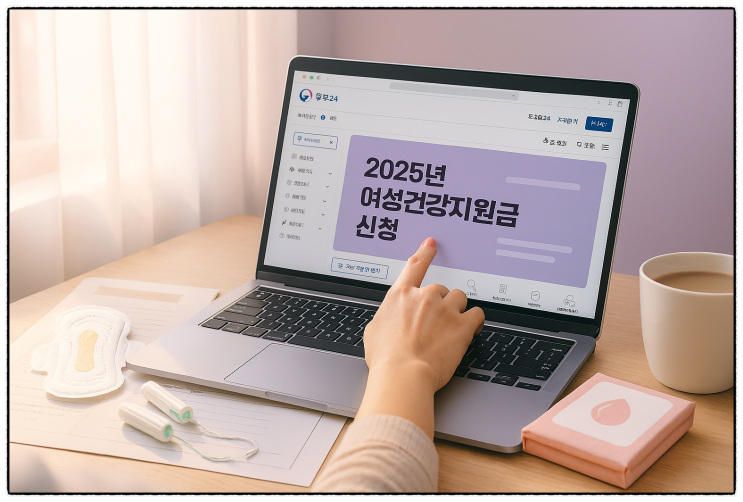   여성건강지원금 신청방법 총정리! 2025년 최신 대상자 기준까지 한눈에 보기