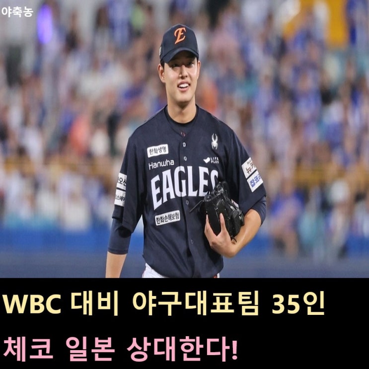 체코-일본 상대하는 <b>야구대표팀</b> 명단 35인 발표