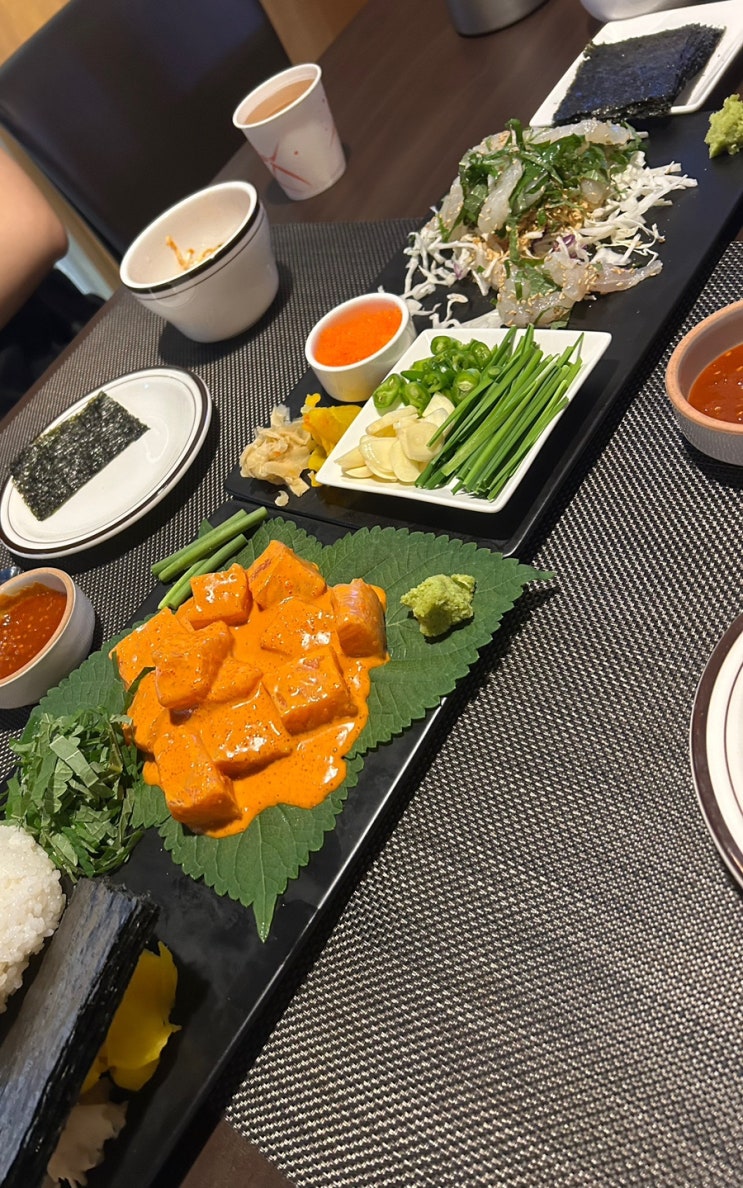  대전 봉명동 막회 맛집 "깻잎막회"