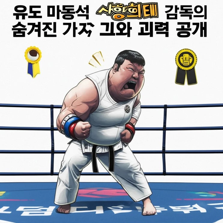 유도 마동석 <b>황희태</b> 감독의 숨겨진 과거와 괴력 공개