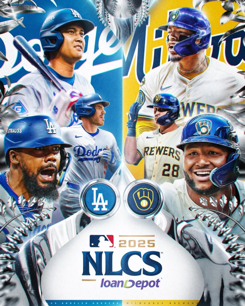 [NLCS 프리뷰] #3 LA 다저스 vs #1 밀워키 브루어스