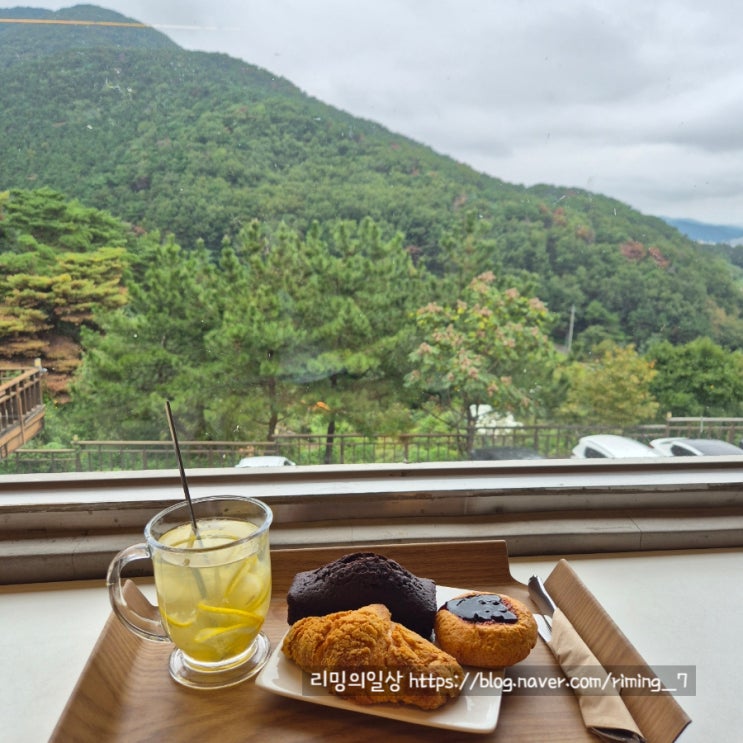  양산 숲뷰 고즈넉한 대형 카페 홍차왕자 본점