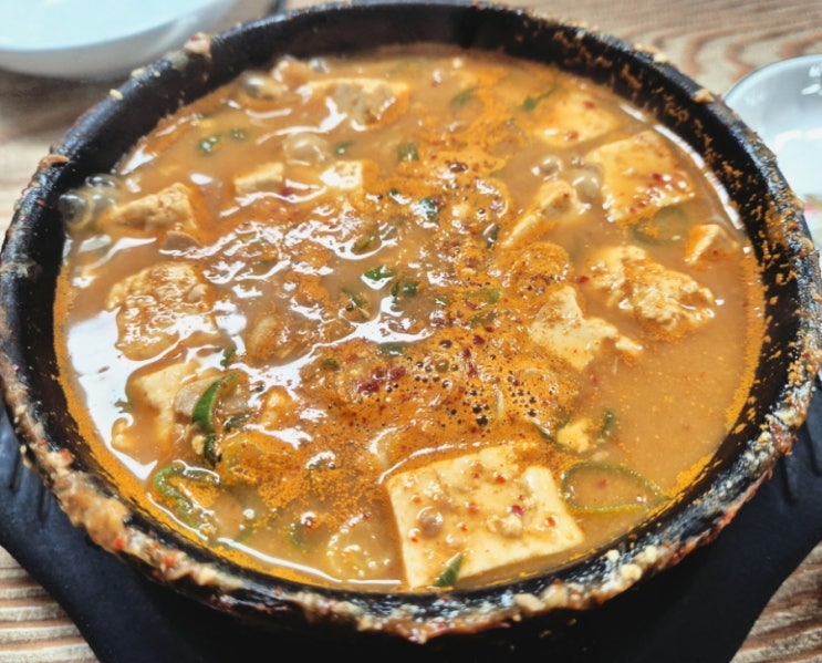  청주 문의면 청남대 맛집 '호수식당' 청국장 순두부 돝솥정식
