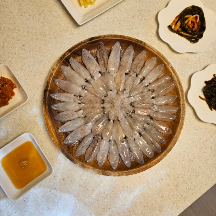  제철횟감 호래기회 집에서 맛있게 즐기기