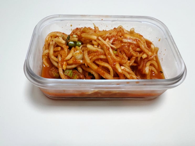  어남선생 무생채 쉬운데 맛나요.
