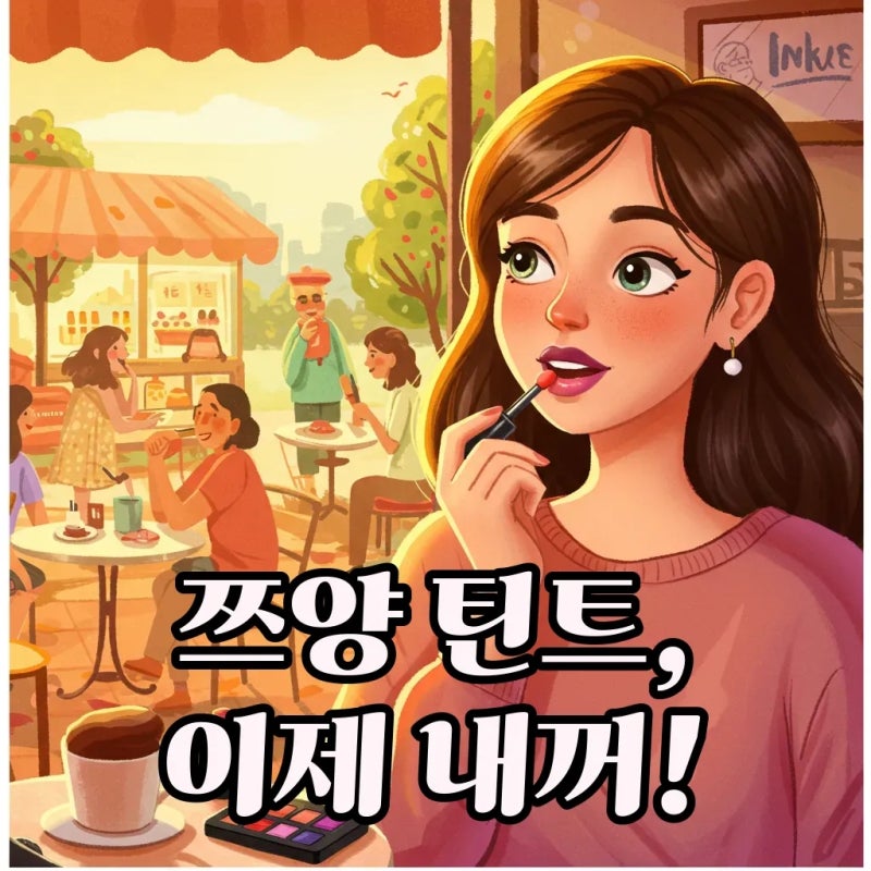 쯔양 틴트 색상 고민 끝! 먹방도 끄떡없는 쿨톤 웜톤 인생템