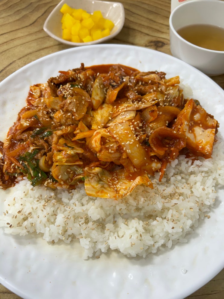  [안암역] 고독한 남자의 혼밥 정식, 든든한 제육덮밥 <이공김밥 안암본점>