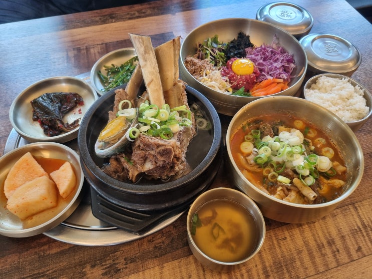 두정동밥집 현대정육점 왕갈비탕 내장탕 솔직 후기