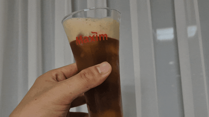  특별한 홈카페 디카페인 사케라또 맥심해피레시피