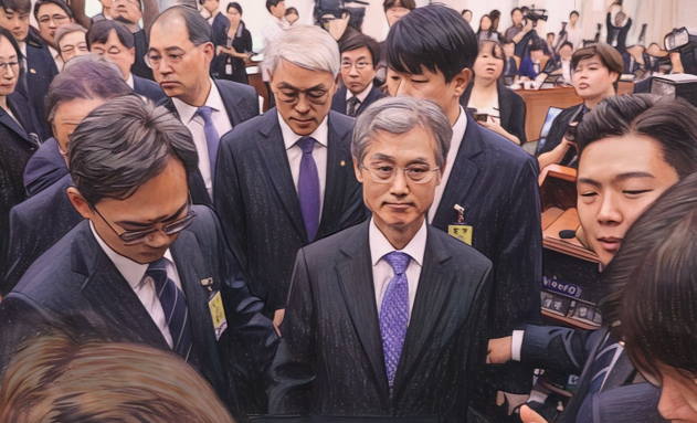 대법원 국정감사 조희대, 국감 출석 <b>질의응답</b> 거부 후 퇴장