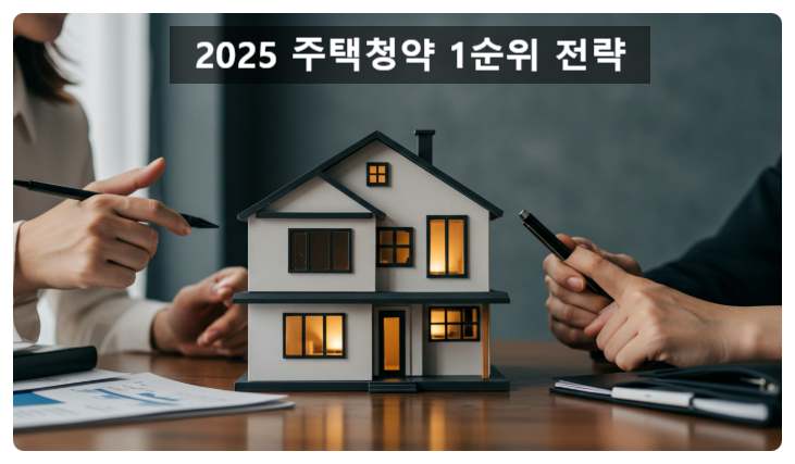  “2025 주택청약 1순위 전략｜수도권 경쟁률·조건 완전정복”