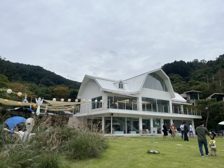  가평 카페 추천 | 넓은 야외 감성 강변 뷰 맛집 ‘더강’ 방문 후기