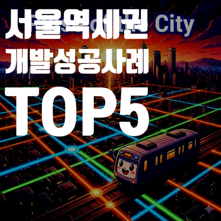  서울 역세권 개발 성공 신화 TOP 5 (2025년 최신판, 부동산 가격 추이 포함)