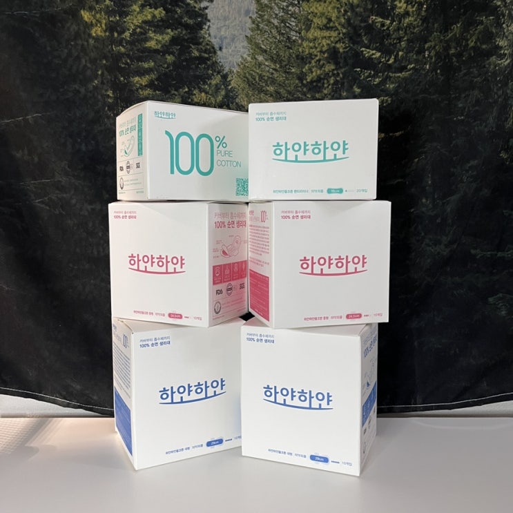  자극없는 팬티라이너추천 내츄럴코튼 생리대 하얀하얀 솔직 후기