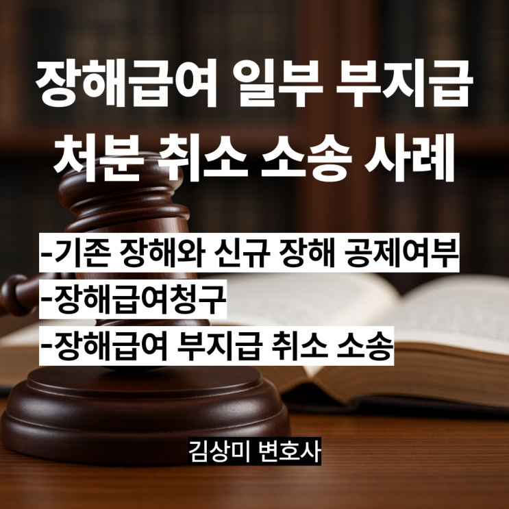  [부산/울산/경남 장해등급 변호사] 기존 장해와 신규 장해 공제 여부에 관한 소송 사례