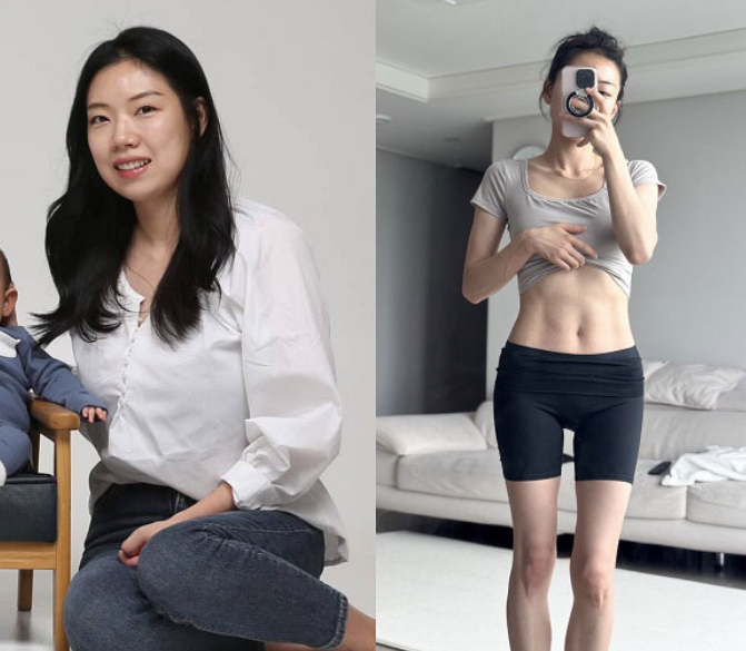   “아이 셋 낳고도 43kg 유지”32세 세아이맘 한송이, 15kg 감량 비결 공개“출산 직후부터 *이것*을 꾸준히 했어요!”
