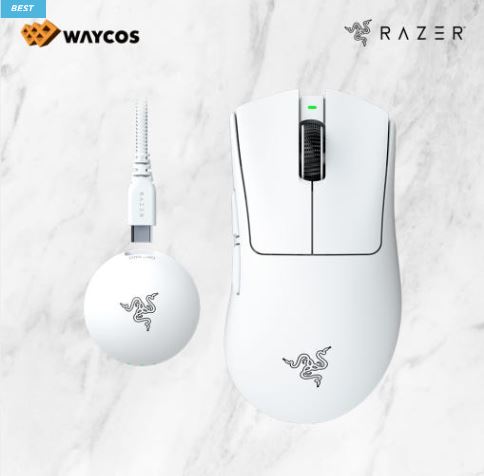  “Razer DeathAdder V4 Pro: 56g 초경량 무선 게이밍 마우스 – 45,000 DPI / 최대 150시간 배터리”