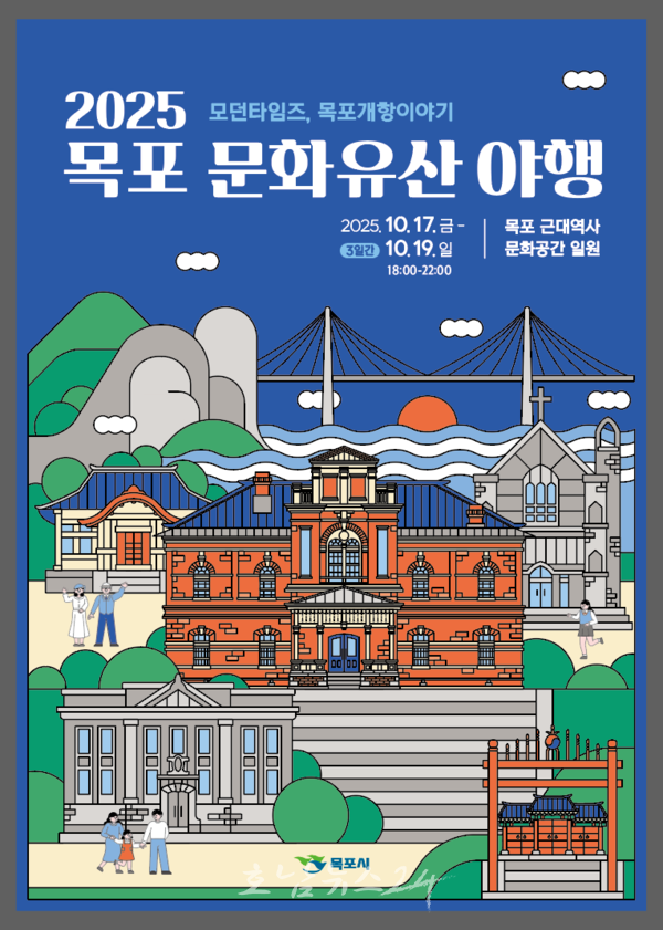  근대 개항기 감성 속으로..‘2025 목포 문화유산 야행(夜行)’ 10월 17일 개막