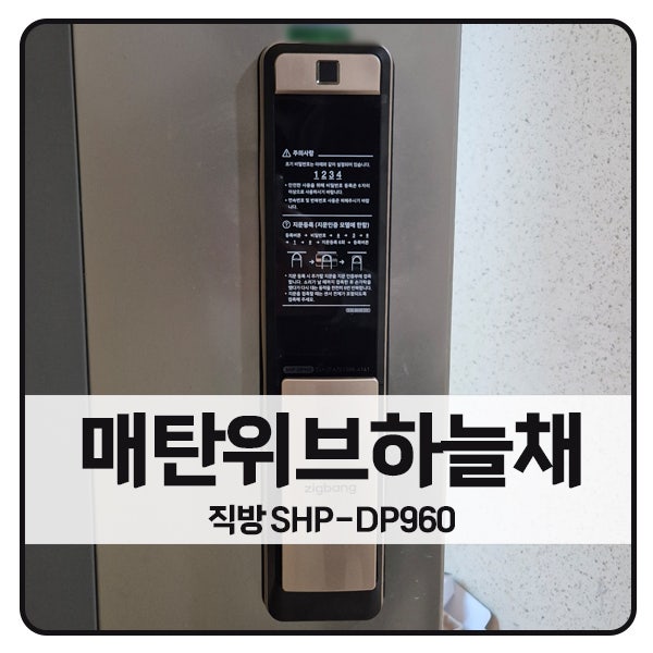  [수원 도어락 설치]수원 영통구 매탄동 매탄위브하늘채 직방 도어락 SHP-DP960