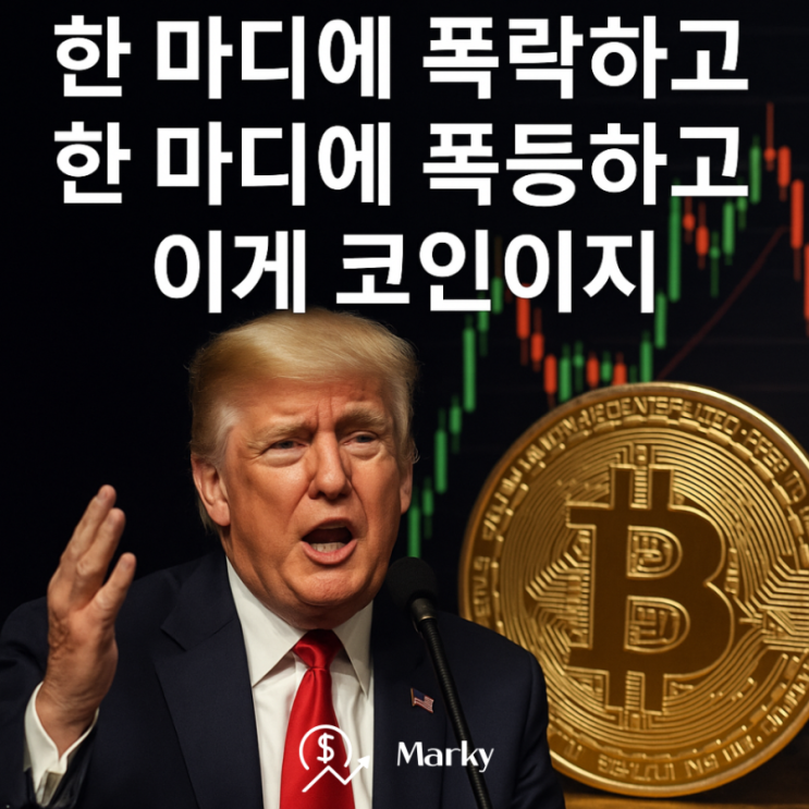 비트<b>코인</b> 급락 후 <b>반등</b> 중심은 또 <b>트럼프</b>의 발언?