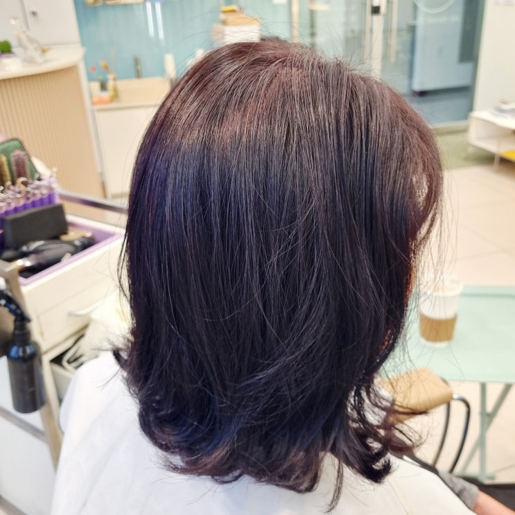  덕계역 미용실 염색 후기, 분위기부터 실력까지 완벽했던 온무드헤어