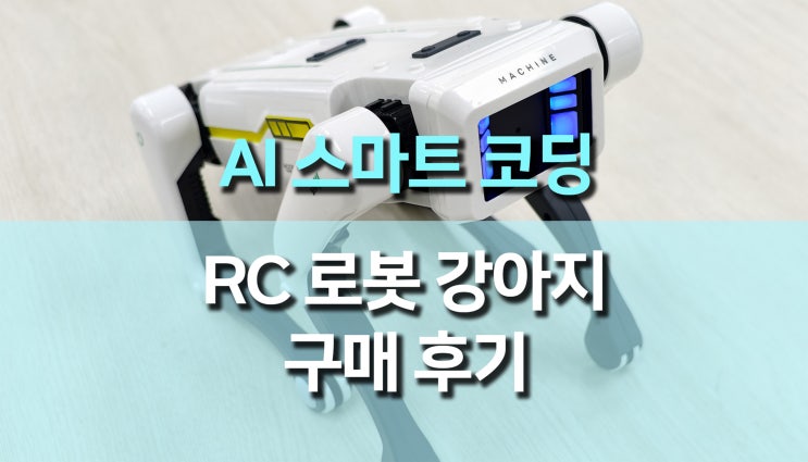  AI 스마트 RC 로봇 강아지 사용 후기, 가성비 최고 알리익스프레스 장난감 추천