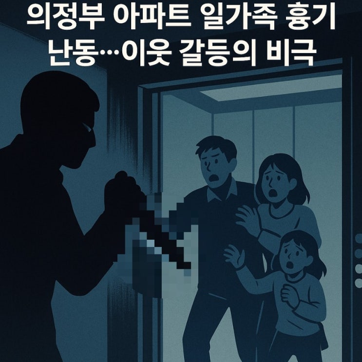 <b>의정부</b> 민락동 <b>아파트</b> 일가족 <b>흉기난동</b> 사건... 피의자 사망