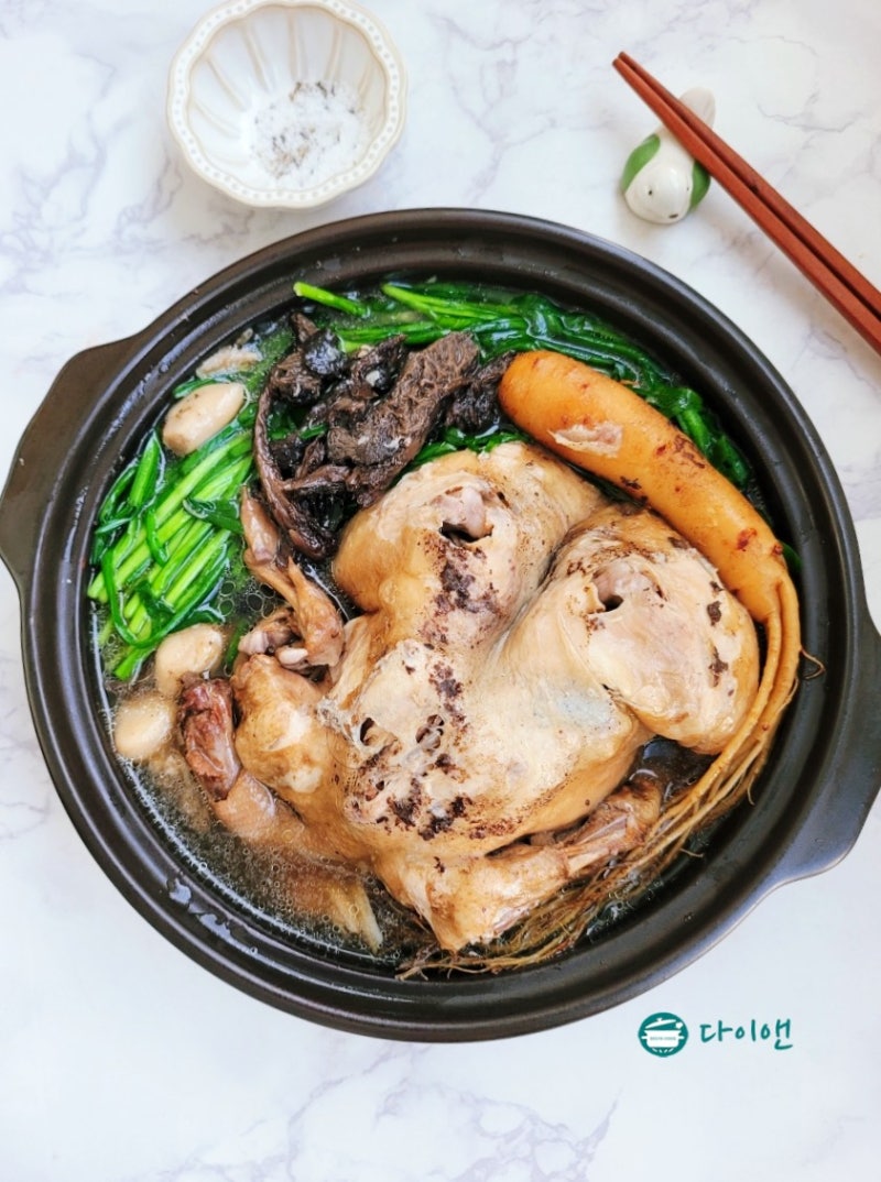 능이백숙 만들기 능이버섯 먹는법 요리 백숙 레시피