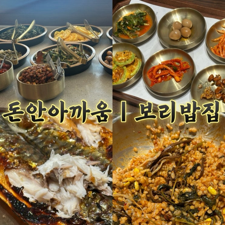 내돈내산 한정식 | 송은정 보리밥집 세종 후기•주차•웨이팅•맛