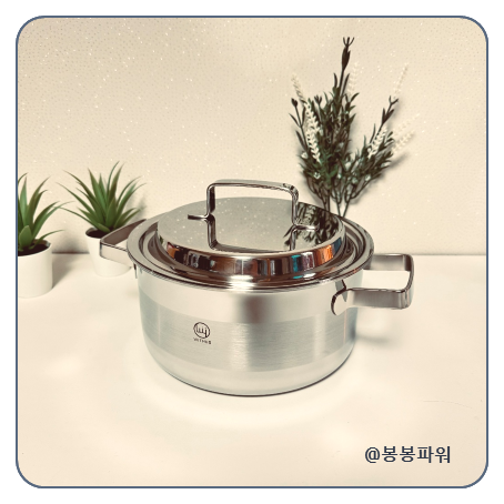 풍년 위더스 리네 IH 20cm 양수 스텐냄비 사용 차돌 짜파게티 후기