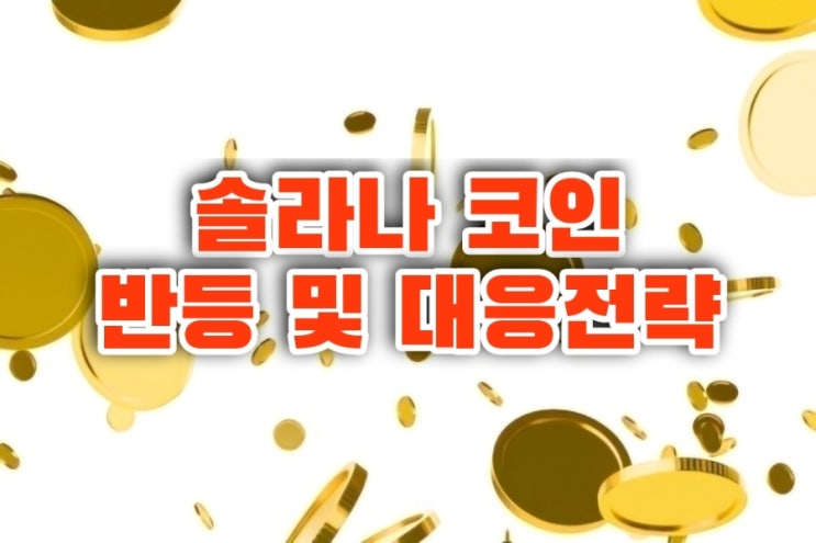 [<b>코인</b> 분석] <b>솔라나</b>(SOL)  <b>반등</b> 가능성  및 투자 대응 전략