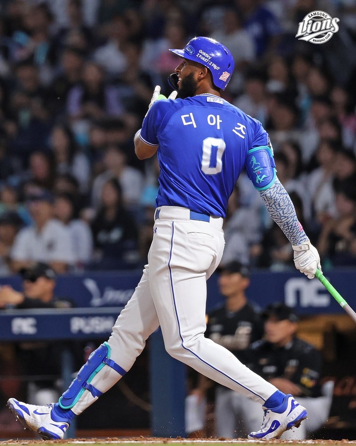 ‘삼성 <b>디아즈 월간 MVP</b> 수상’…외국인 타자 첫 기록 썼다