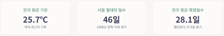  [기후 위기와 민생의 문제]  2025년의 경고와 2026년 이후를 위한 과제-면접시사지식