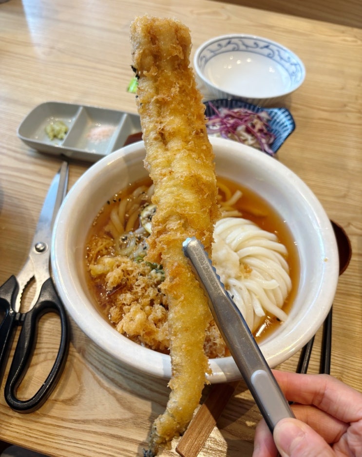  [서울/마곡] 30cm장어튀김 붓카케우동맛집 혼밥 솔직후기 특별한 우동을 찾는다면_우동키노야 마곡