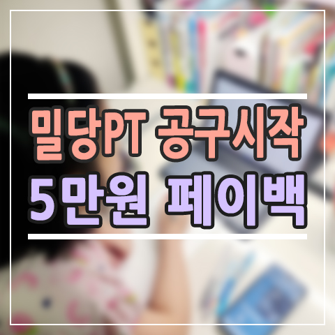  [윤이맘 단독 공구] 밀당PT 학생용 후기  5만원 페이백 + 7일 무료 환불 혜택!