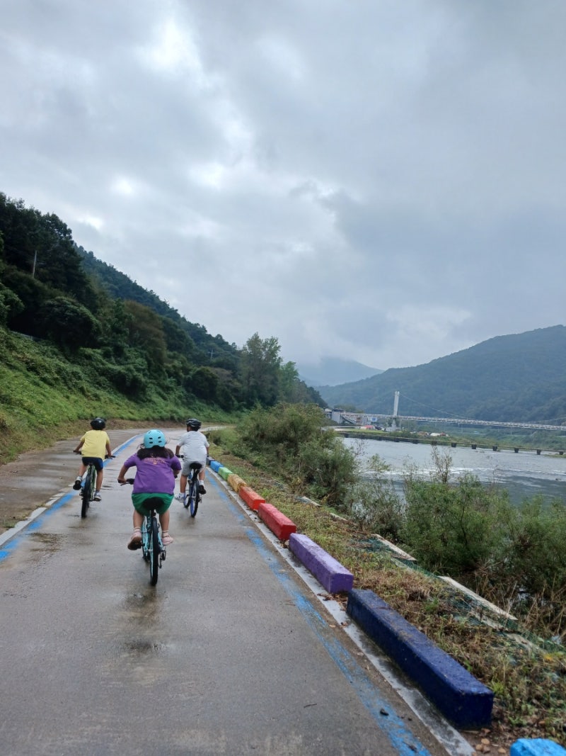 초등아이와 섬진강자전거길 종주 3박4일 총145km 완주