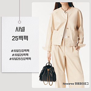샤넬 25 백팩 신상 가방 가격 사이즈 추천!