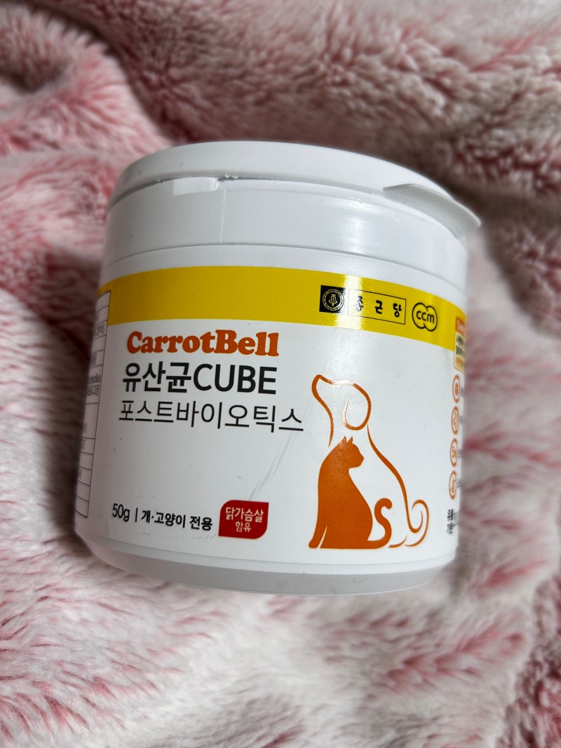 강아지 유산균 추천 종근당 캐럿벨 유산균 솔직 후기 (펫페어 득템!)
