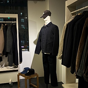 포터리 합정점 방문 후기, 2025 A/W 우먼즈 라인 착용샷