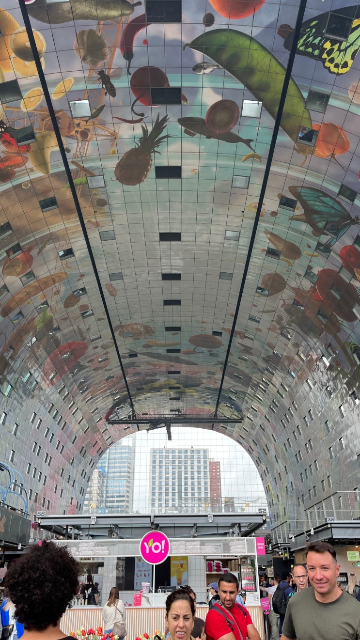  네덜란드 로테르담 Market Hall 마켓홀 시장에서 스트룹 와플