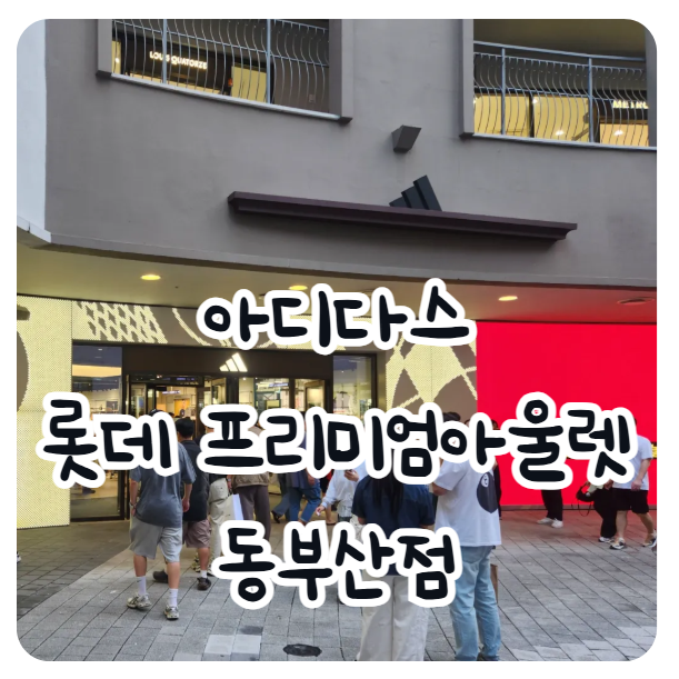 롯데 프리미엄아울렛 동부산점 아디다스 뉴발란스 슬리퍼 보러간 후기