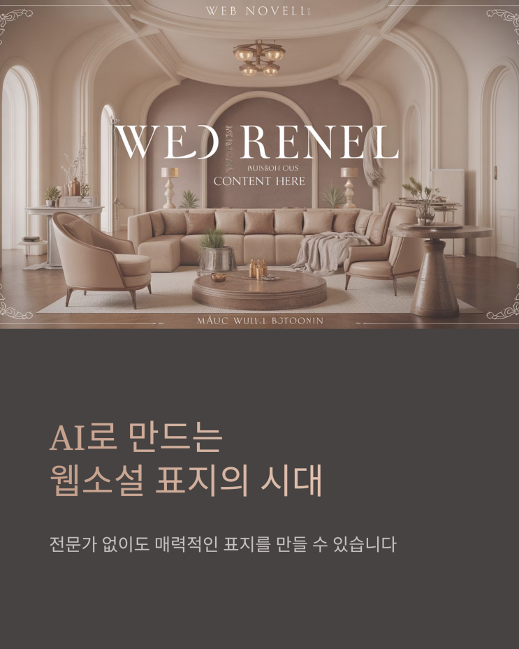  AI 웹소설 표지 제작, 상상력을 현실로 : AI 작화법 리뷰