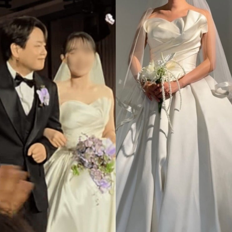 곽튜브 와이프 <b>아내</b> 가려도 예뻐! 결혼식장 웨딩스레스 하객 정보