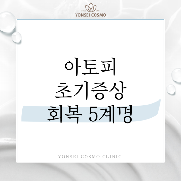  광명 아토피 피부과 환절기 성인 아토피 초기증상, 5가지만 기억하세요