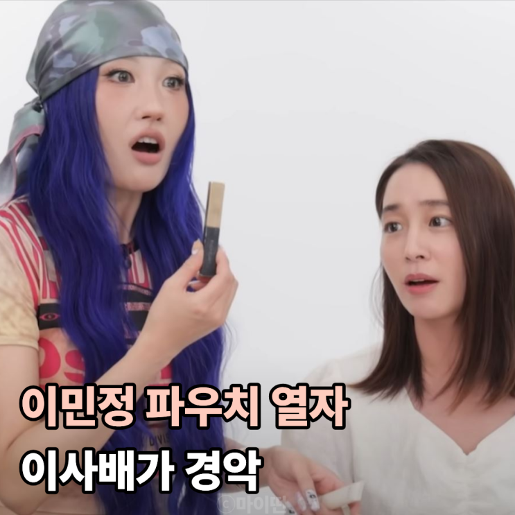  이민정 파우치 열자 이사배가 경악 8년 된 섀도 실화야?